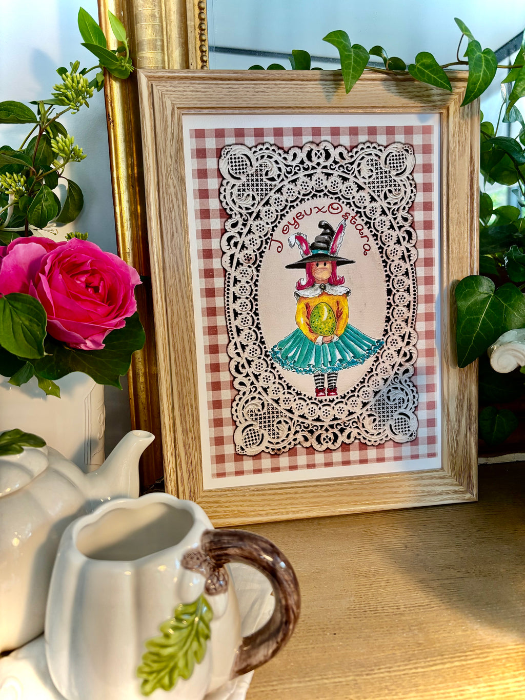 Illustration joyeux Ostera