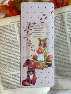 Marque-page illustré plastifié — feuilles d’automne 📚✨