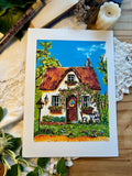 Illustration le cottage de printemps