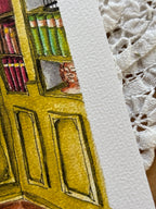 Illustration la bibliothèque