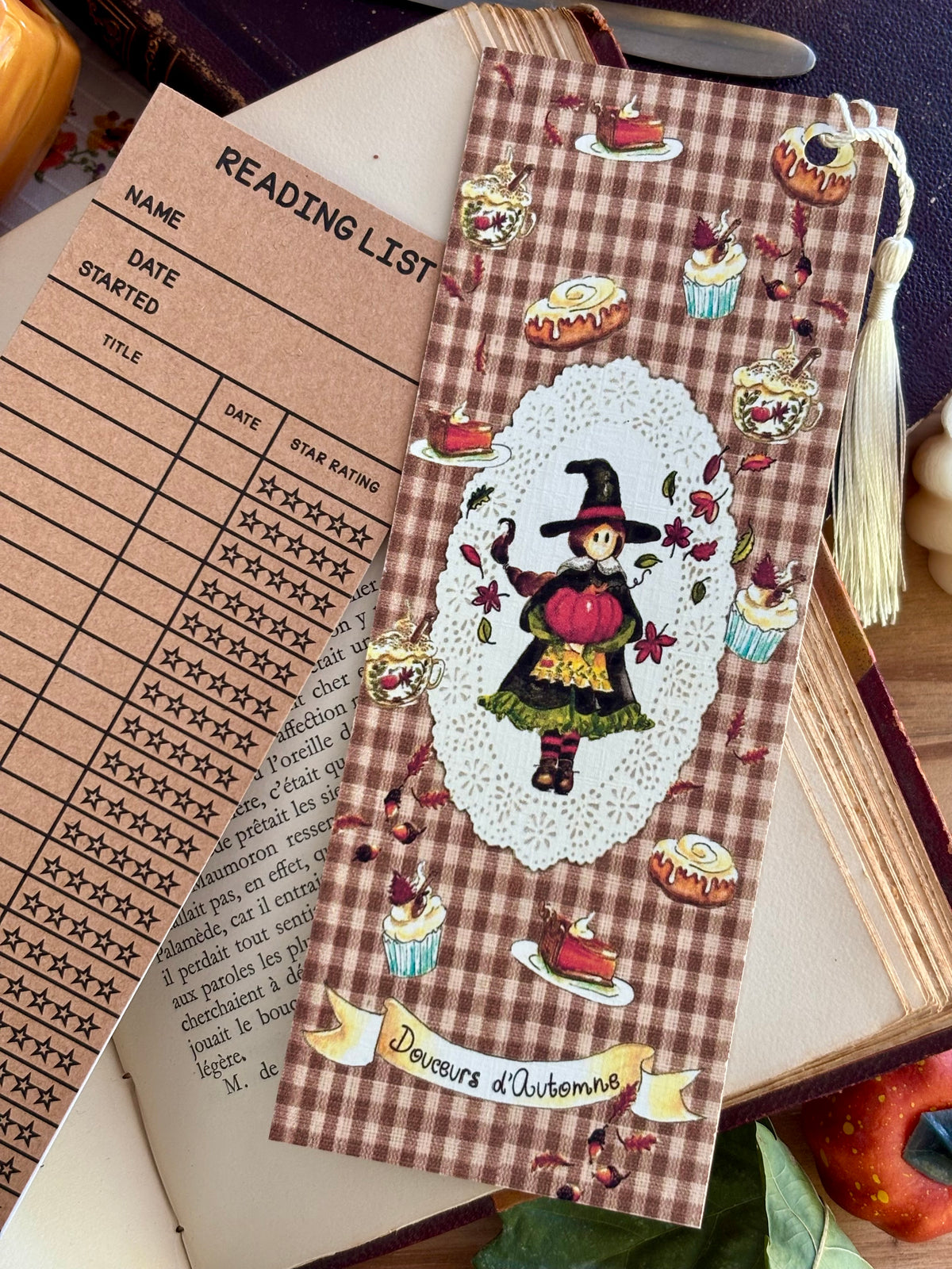 Marque page Douceurs d’Automne