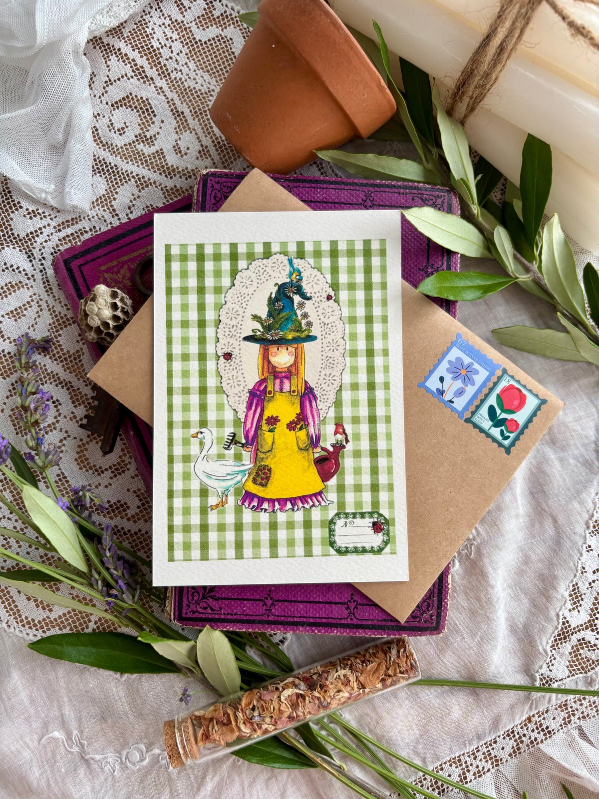 Illustration une journée de jardinage
