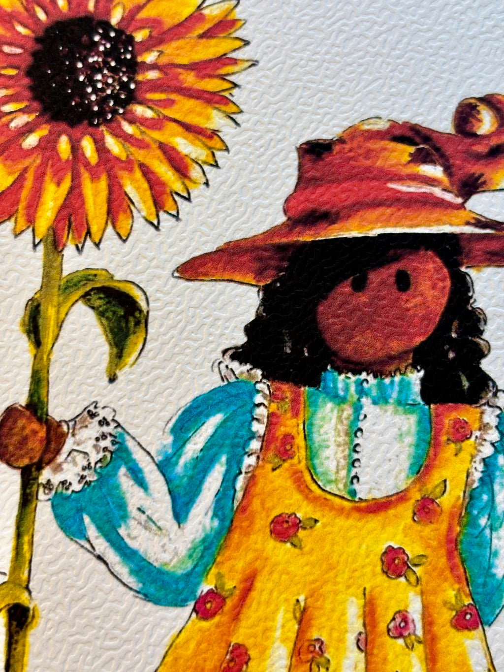 Illustration La sorcière au tournesol