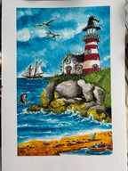Illustration Le phare magique
