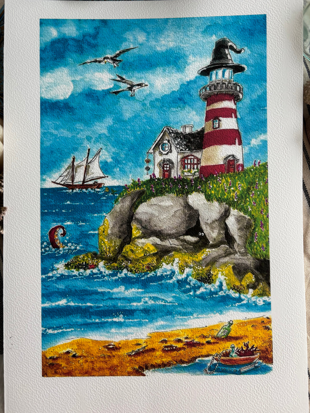 Illustration Le phare magique