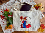 Cabas en coton-A cosy Autumn witch