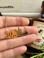Collier Witch & balai