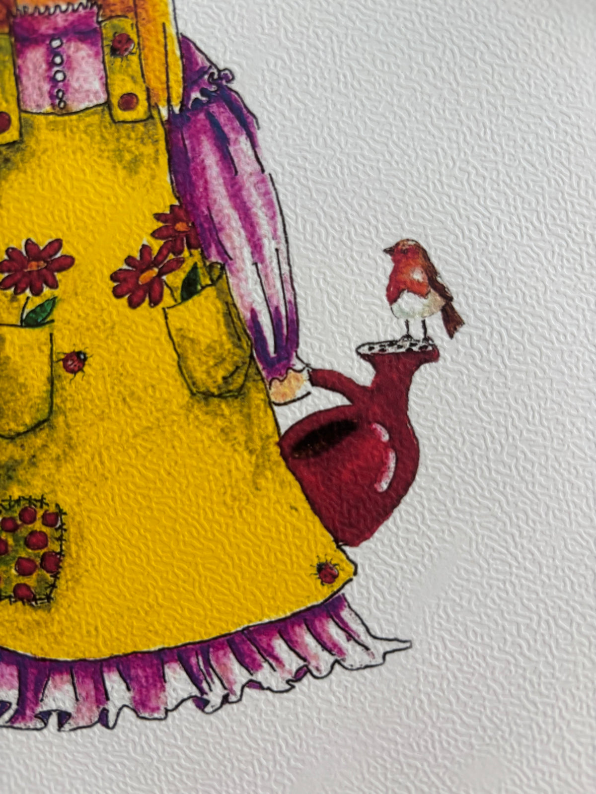 Illustration la sorciére jardinière