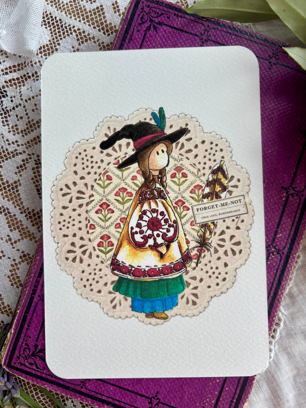 Illustrations la sorcière folklorique - Forget me not