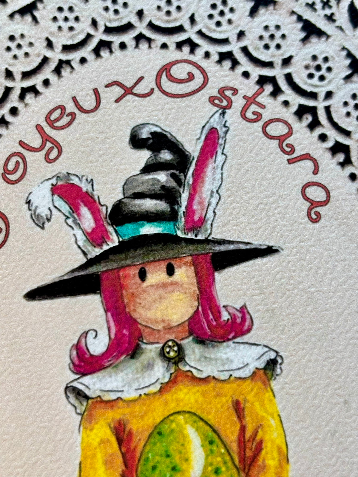 Illustration joyeux Ostera