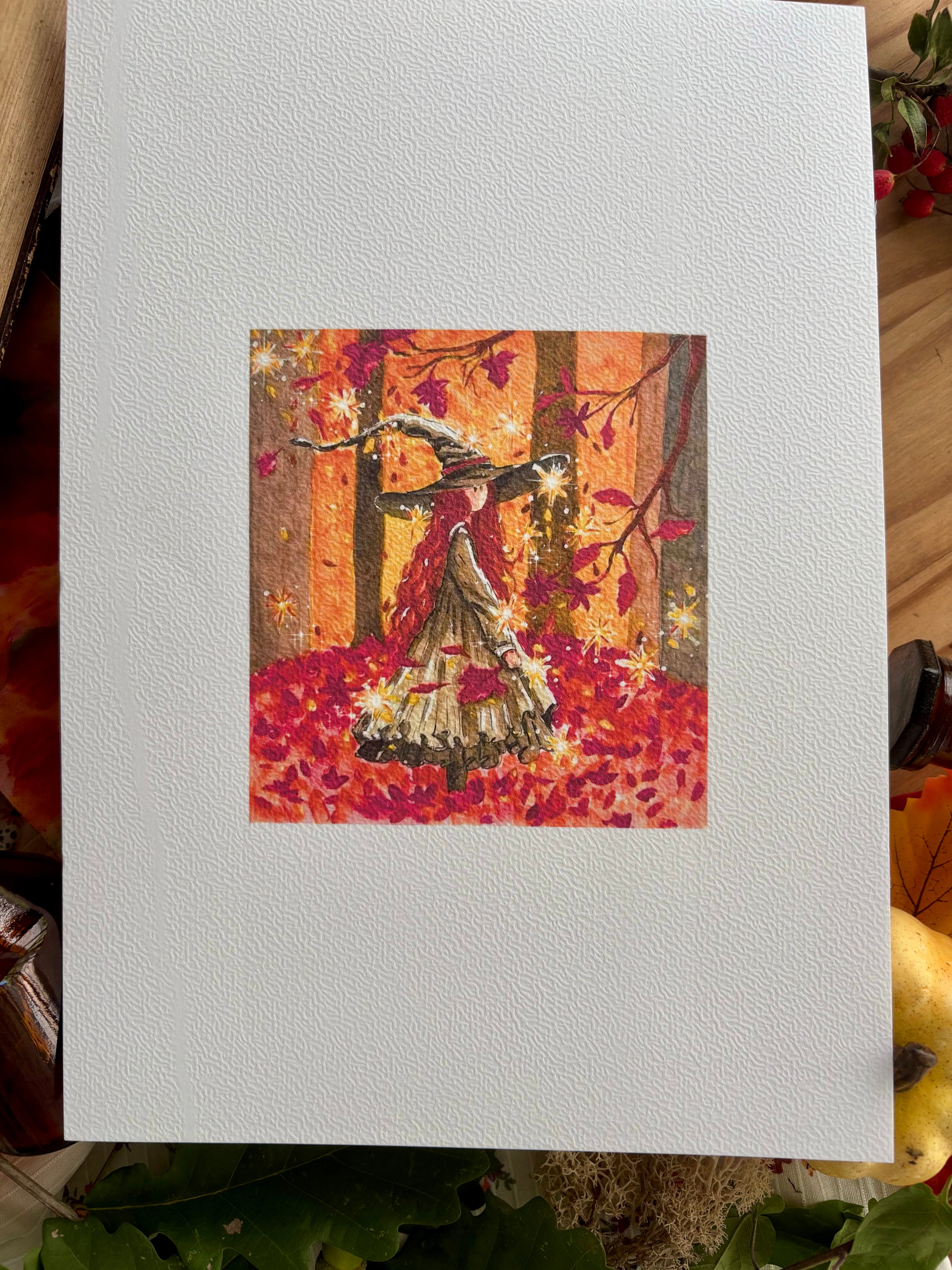 La sorcière de la forêt d’automne