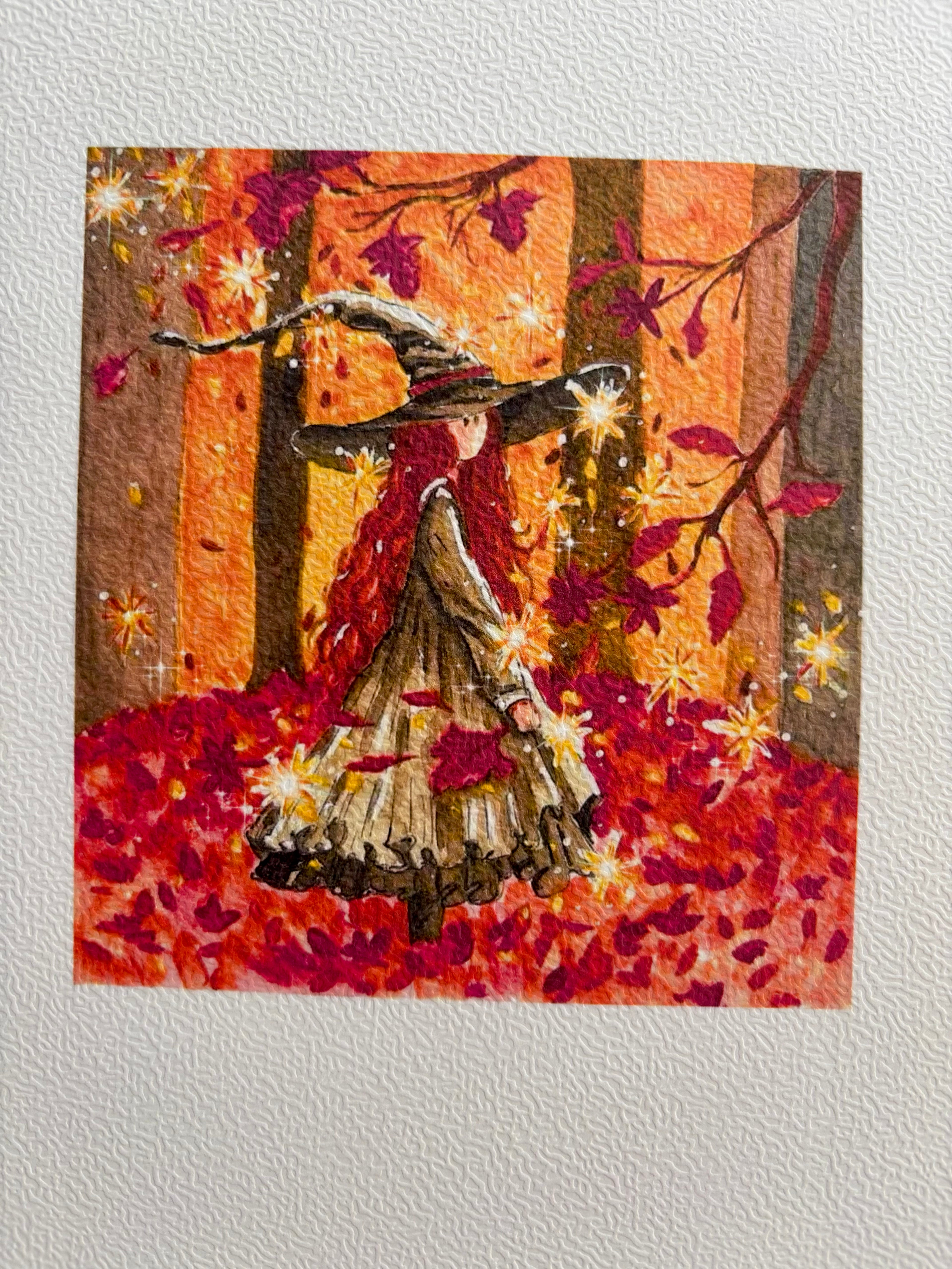 La sorcière de la forêt d’automne