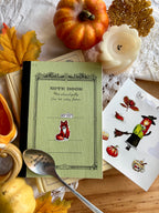 Planche de stickers - une sorcière d’automne