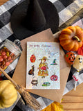 Planches de stickers holographique - une sorcière d’Halloween