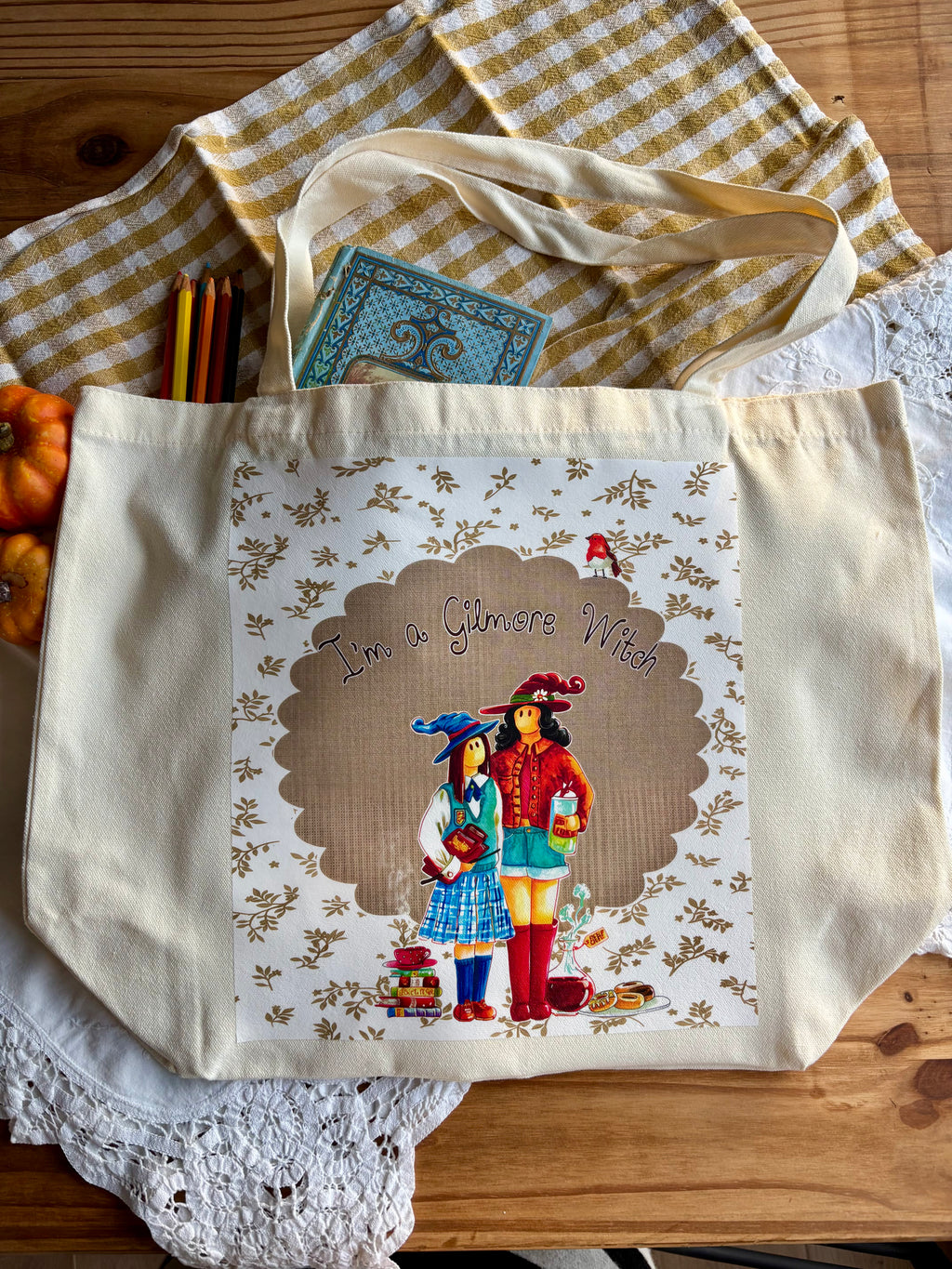 Cabas en coton- Gilmore Witch