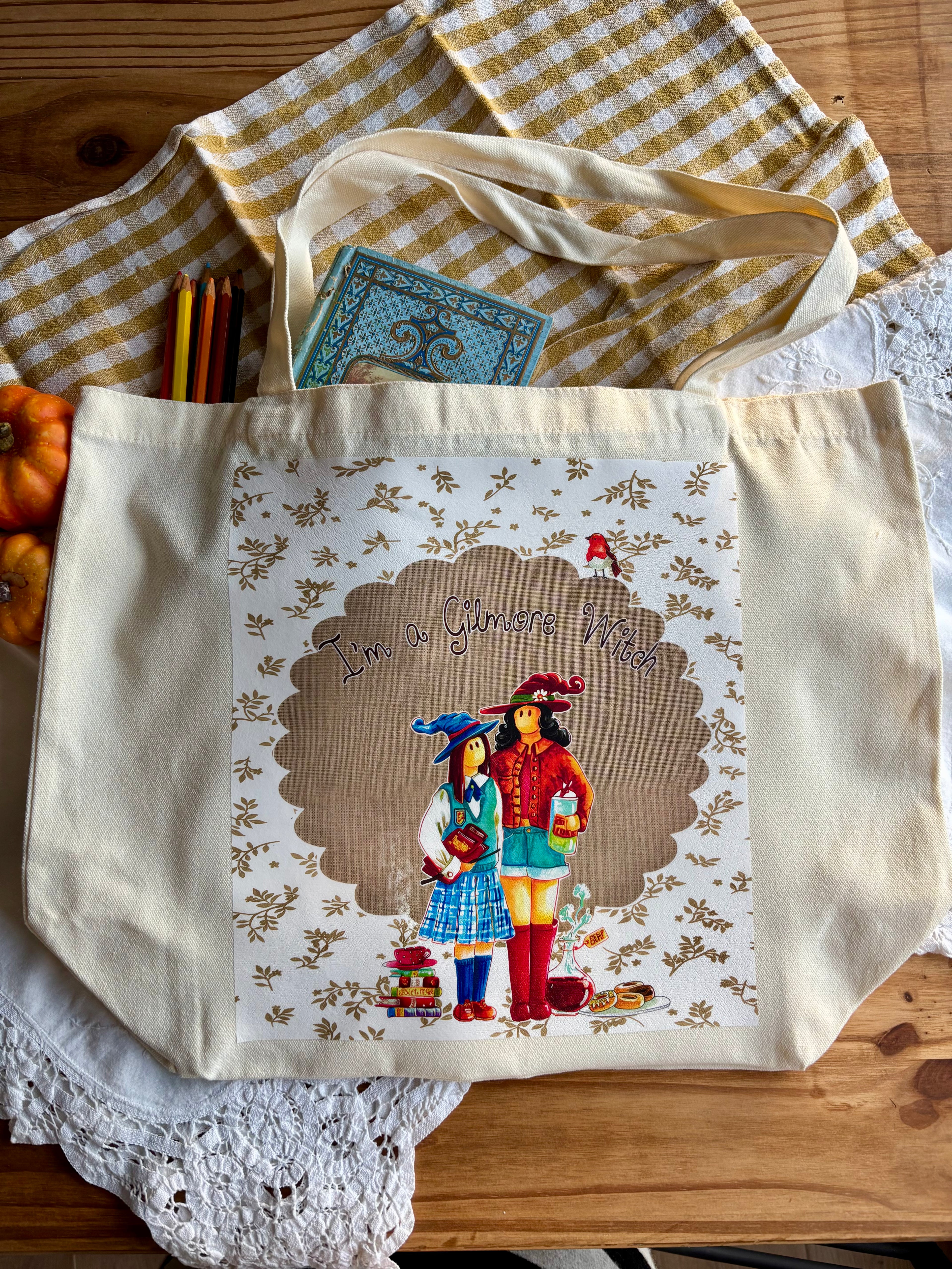 Cabas en coton- Gilmore Witch