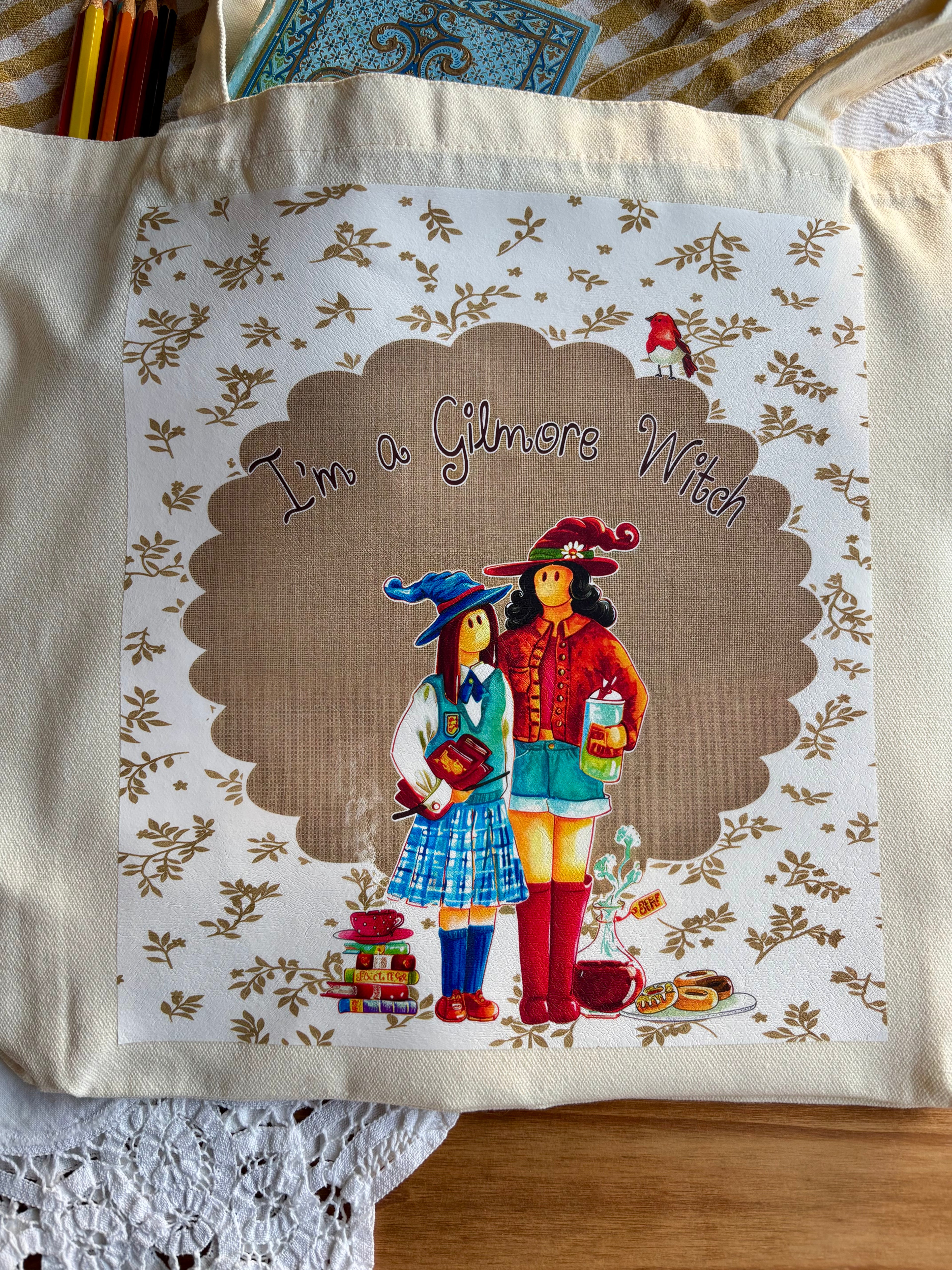 Cabas en coton- Gilmore Witch